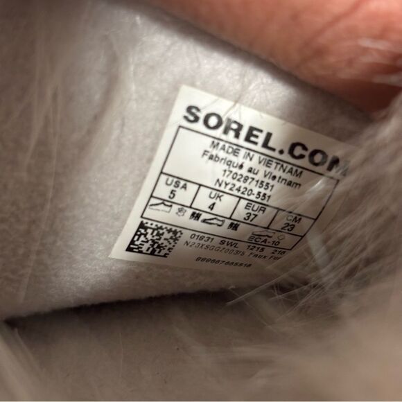 Sorel Tofino II Faux Fur Lined Waterproof Boot Purple- Girl’s/Women’s Size 5 - Picture 10 of 11